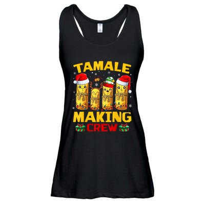 Tamale Making Crew Tamale Season Funny Mexican Christmas Ladies Essential Flowy Tank