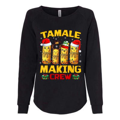 Tamale Making Crew Tamale Season Funny Mexican Christmas Womens California Wash Sweatshirt