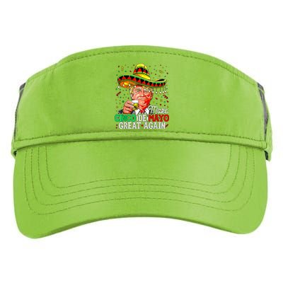 Trump Make Cinco De Mayo Great Again Adult Drive Performance Visor