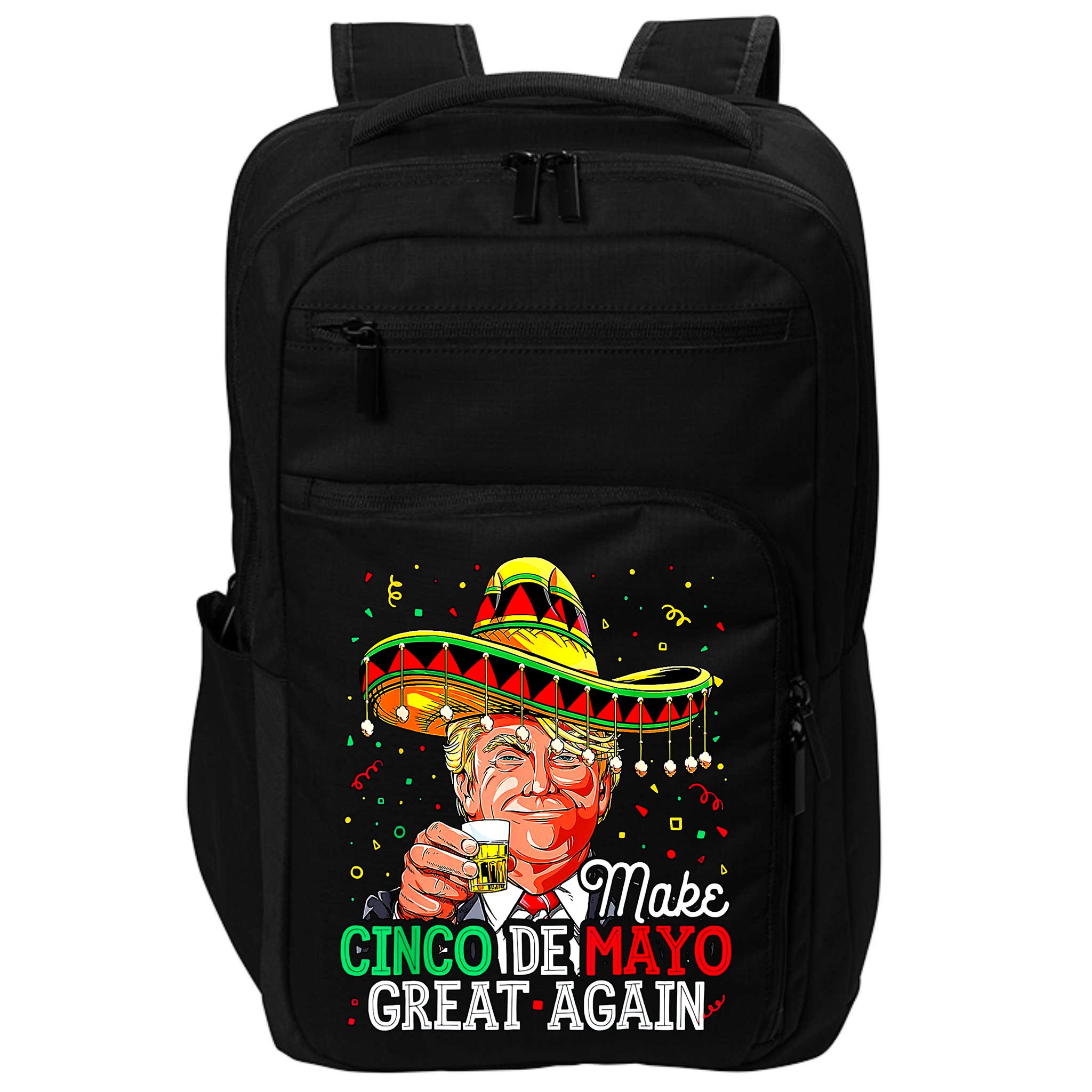Trump Make Cinco De Mayo Great Again Impact Tech Backpack