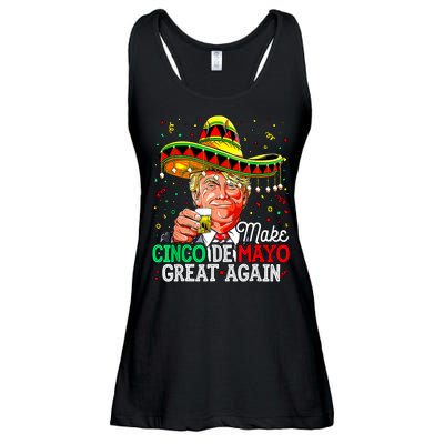 Trump Make Cinco De Mayo Great Again Ladies Essential Flowy Tank