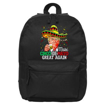 Trump Make Cinco De Mayo Great Again 16 in Basic Backpack