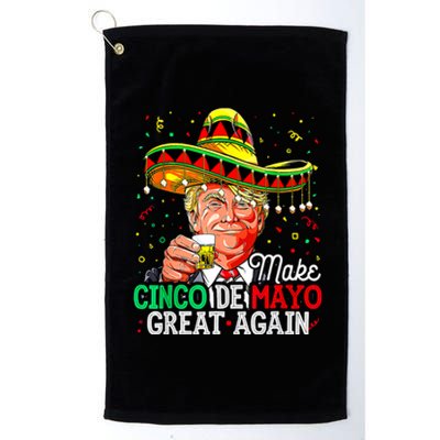 Trump Make Cinco De Mayo Great Again Platinum Collection Golf Towel