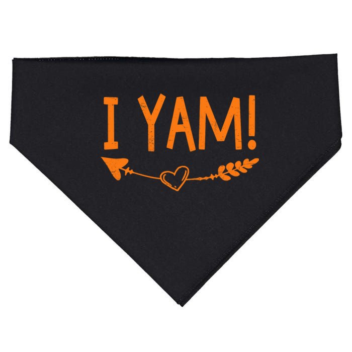 Thanksgiving Matching Couple SheS My Sweet Potato I Yam USA-Made Doggie Bandana