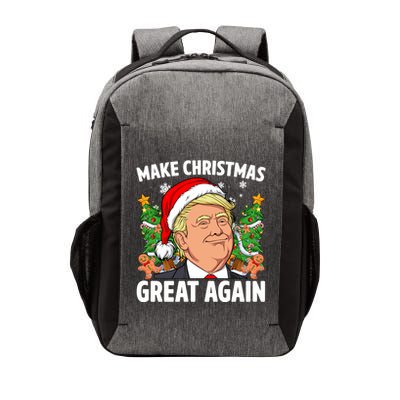 Trump Make Christmas Great Again Ugly Christmas Sweaters Vector Backpack