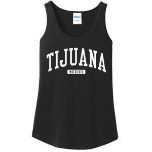 Tijuana Mexico College University Style Ladies Essential Tank