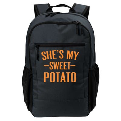 Thanksgiving Matching Couples She's My Sweet Potato I Yam Daily Commute Backpack