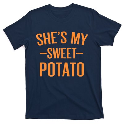 Thanksgiving Matching Couples She's My Sweet Potato I Yam T-Shirt