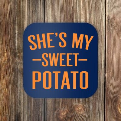 Thanksgiving Matching Couples She's My Sweet Potato I Yam Coaster