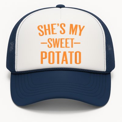 Thanksgiving Matching Couples She's My Sweet Potato I Yam Trucker Hat