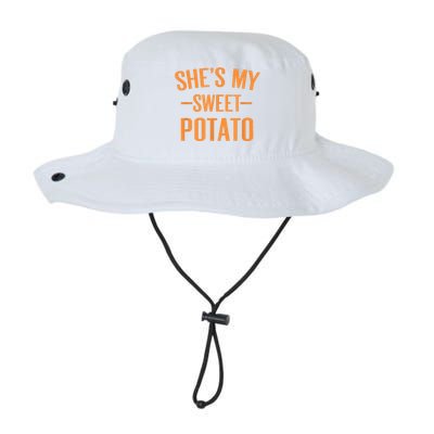 Thanksgiving Matching Couples She's My Sweet Potato I Yam Legacy Cool Fit Booney Bucket Hat