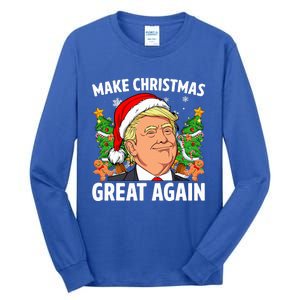 Trump Make Christmas Great Again Ugly Christmas Sweater Xmas  Tall Long Sleeve T-Shirt