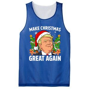 Trump Make Christmas Great Again Ugly Christmas Sweater Xmas  Mesh Reversible Basketball Jersey Tank