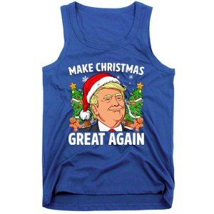 Trump Make Christmas Great Again Ugly Christmas Sweater Xmas  Tank Top