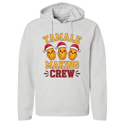 Tamale Making Crew Tamale Season Funny Mexican Christmas Performance Fleece Hoodie