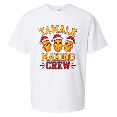 Tamale Making Crew Tamale Season Funny Mexican Christmas Sueded Cloud Jersey T-Shirt