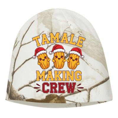 Tamale Making Crew Tamale Season Funny Mexican Christmas Kati - Camo Knit Beanie