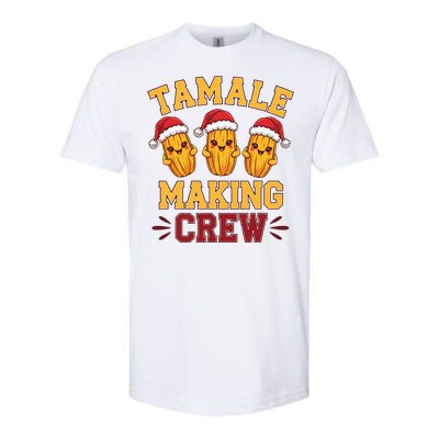 Tamale Making Crew Tamale Season Funny Mexican Christmas Softstyle CVC T-Shirt