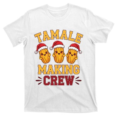 Tamale Making Crew Tamale Season Funny Mexican Christmas T-Shirt