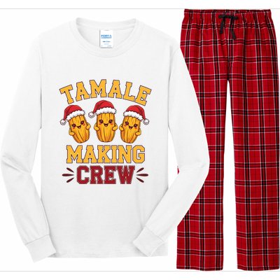 Tamale Making Crew Tamale Season Funny Mexican Christmas Long Sleeve Pajama Set