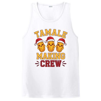 Tamale Making Crew Tamale Season Funny Mexican Christmas PosiCharge Competitor Tank