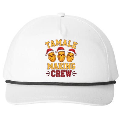 Tamale Making Crew Tamale Season Funny Mexican Christmas Snapback Five-Panel Rope Hat