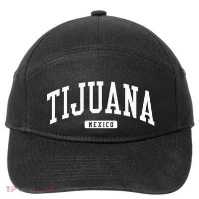Tijuana Mexico College University Style 7-Panel Snapback Hat