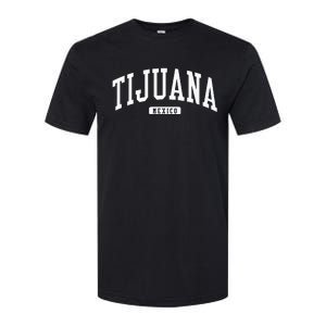 Tijuana Mexico College University Style Softstyle CVC T-Shirt