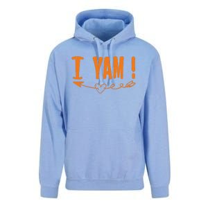 Thanksgiving Matching Couple SheS My Sweet Potato I Yam Unisex Surf Hoodie