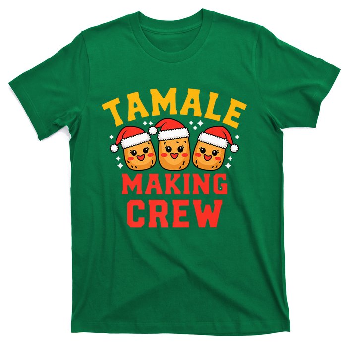 Tamale Making Crew Tamale Season Funny Mexican Christmas T-Shirt