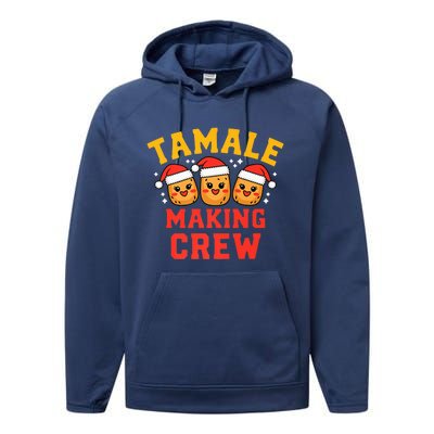 Tamale Making Crew Tamale Season Funny Mexican Christmas Performance Fleece Hoodie