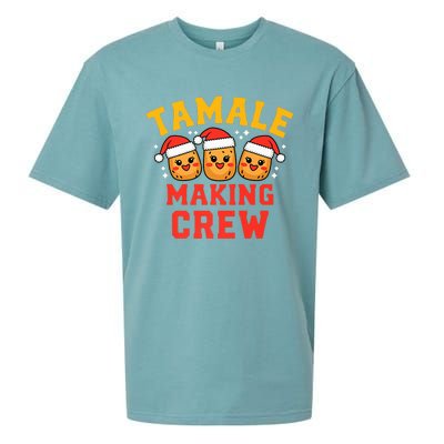 Tamale Making Crew Tamale Season Funny Mexican Christmas Sueded Cloud Jersey T-Shirt