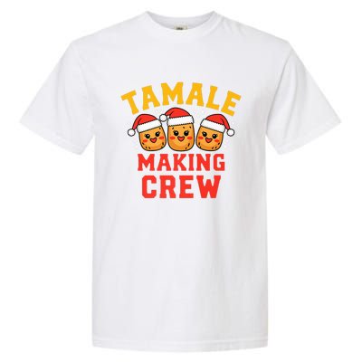 Tamale Making Crew Tamale Season Funny Mexican Christmas Garment-Dyed Heavyweight T-Shirt