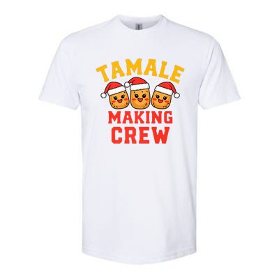 Tamale Making Crew Tamale Season Funny Mexican Christmas Softstyle CVC T-Shirt