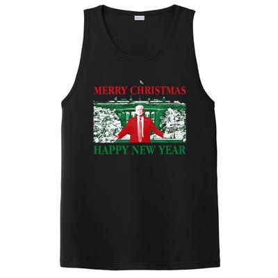 Trump Merry Christmas Xmas Happy New Year 2025 PosiCharge Competitor Tank