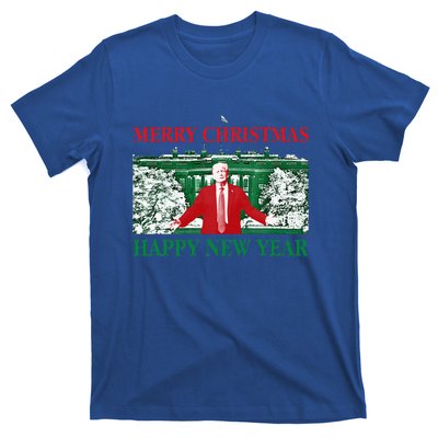 Trump Merry Christmas Xmas Happy New Year 2025 T-Shirt