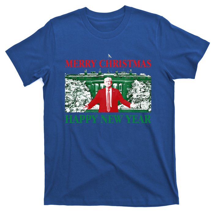 Trump Merry Christmas Xmas Happy New Year 2025 T-Shirt