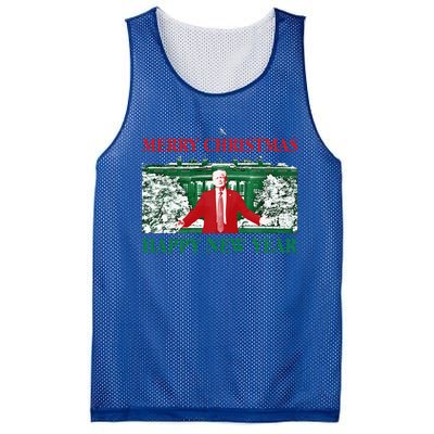 Trump Merry Christmas Xmas Happy New Year 2025 Mesh Reversible Basketball Jersey Tank