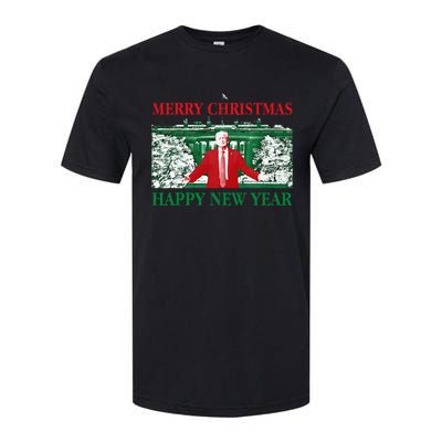 Trump Merry Christmas Xmas Happy New Year 2025 Softstyle CVC T-Shirt