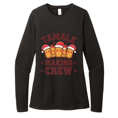 Tamale Making Crew Tamale Season Funny Mexican Christmas Womens CVC Long Sleeve Shirt