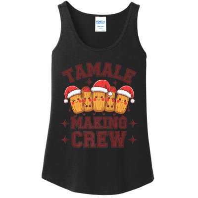 Tamale Making Crew Tamale Season Funny Mexican Christmas Ladies Essential Tank