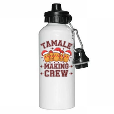 Tamale Making Crew Tamale Season Funny Mexican Christmas Aluminum Water Bottle