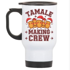 Tamale Making Crew Tamale Season Funny Mexican Christmas Stainless Steel Travel Mug