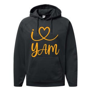 Thanksgiving Matching Couples She's My Sweet Potato I Yam Performance Fleece Hoodie