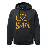 Thanksgiving Matching Couples She's My Sweet Potato I Yam Performance Fleece Hoodie