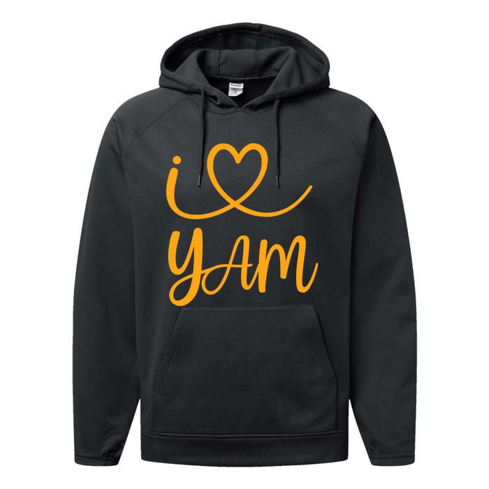 Thanksgiving Matching Couples She's My Sweet Potato I Yam Performance Fleece Hoodie