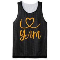 Thanksgiving Matching Couples She's My Sweet Potato I Yam Mesh Reversible Basketball Jersey Tank