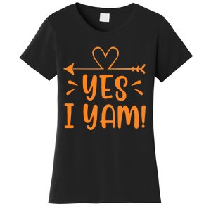 Thanksgiving Matching Couple SheS My Sweet Potato I Yam Set Women's T-Shirt