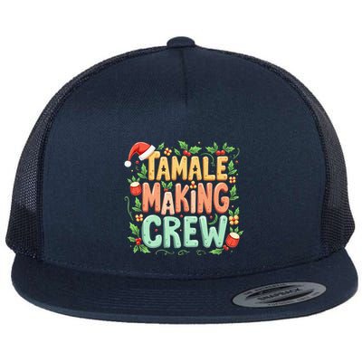 Tamale Making Crew Tamale Season Funny Mexican Merry Christmas Flatbill Hat