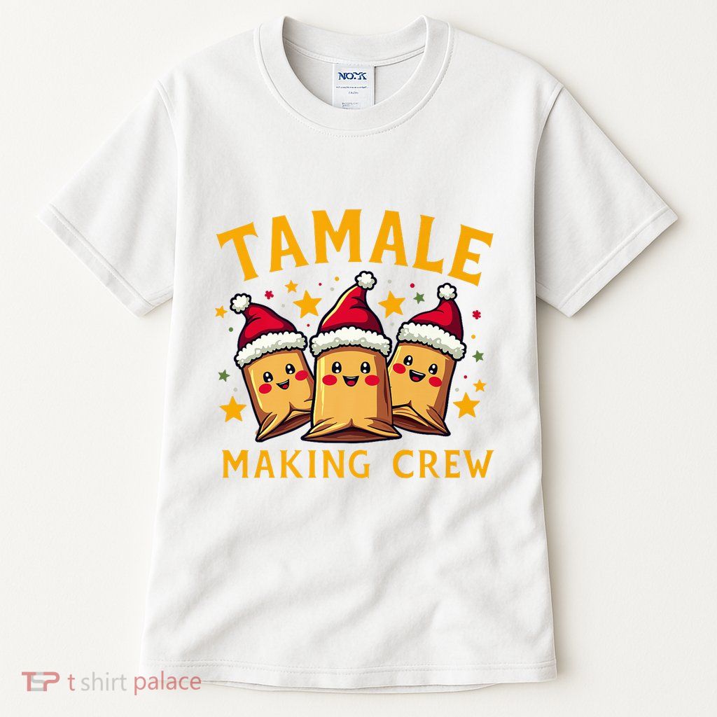 Tamale Making Crew Tamale Season Funny Mexican Merry Christmas Tall T-Shirt